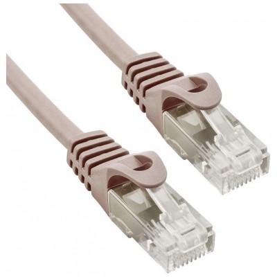 CABLE RED UTP CAT6 RJ45 PHASAK 15M CU GRIS